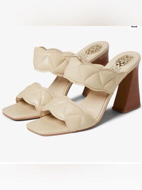 Vince Camuto Womens Renneya Quilted Heel - size 8
